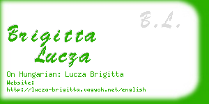 brigitta lucza business card